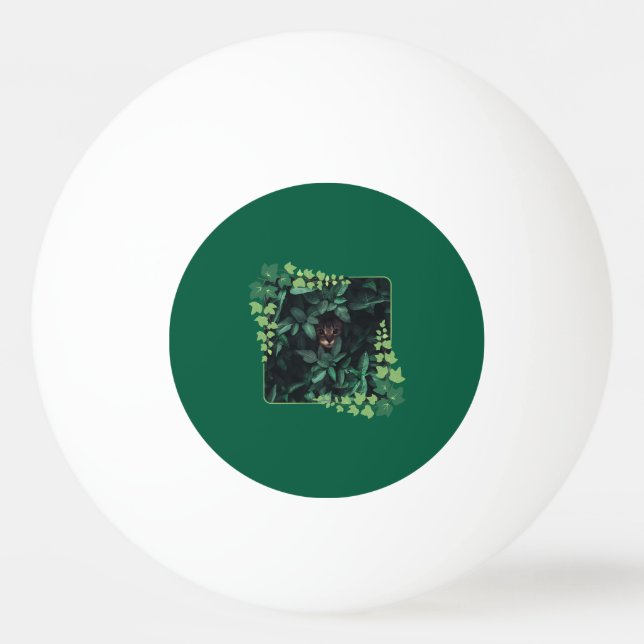 Cat vibes ping pong ball (Front)