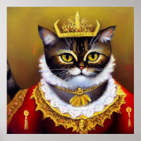 Cat Victorian Queen