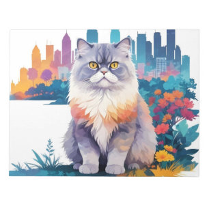 Cat Vintage Animal Nature Environment Art Painting Notepad