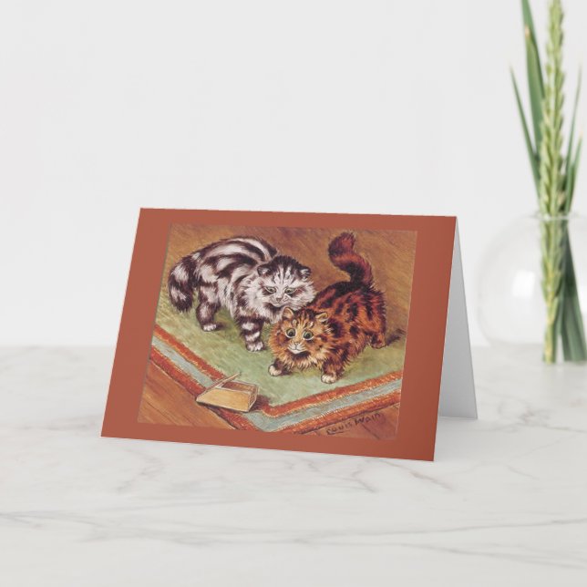 Cat Vintage Card (Front)