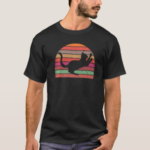 Cat Vintage Cool Cat Cute Kitten Animal 70s 80s T-Shirt