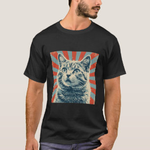 Cat Vintage distressed poster  T-Shirt