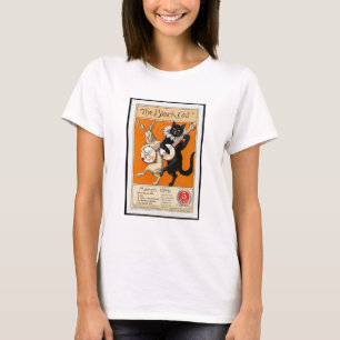 Cat Vintage Poster Ad Retro Design Poster T-Shirt