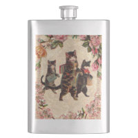 Cat Vintage Pretty Antique Kittens