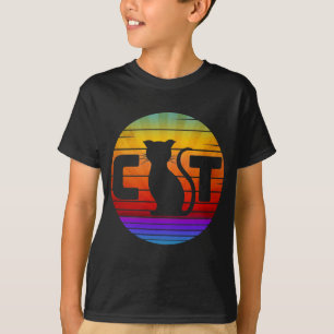 CAT VINTAGE SUNSET T-Shirt