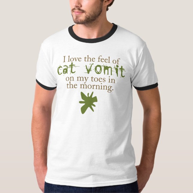Cat Vomit T-Shirt (Front)