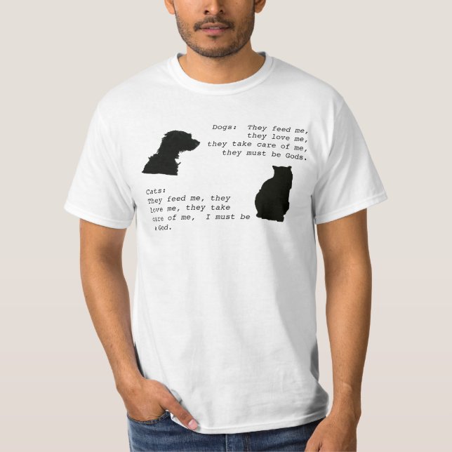 Cat vs Dog T-Shirt (Front)