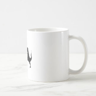 cat vs t-rex coffee mug