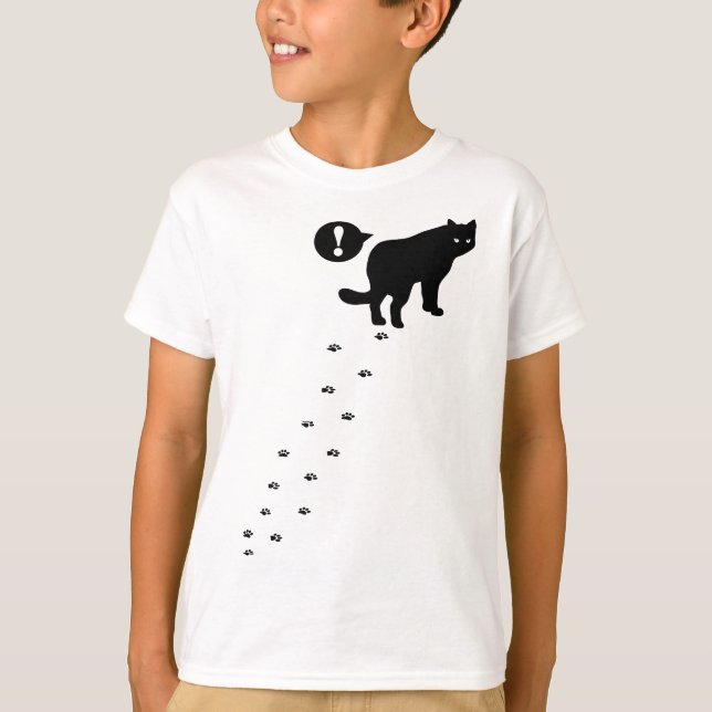 Cat_Walking T-Shirt (Front)