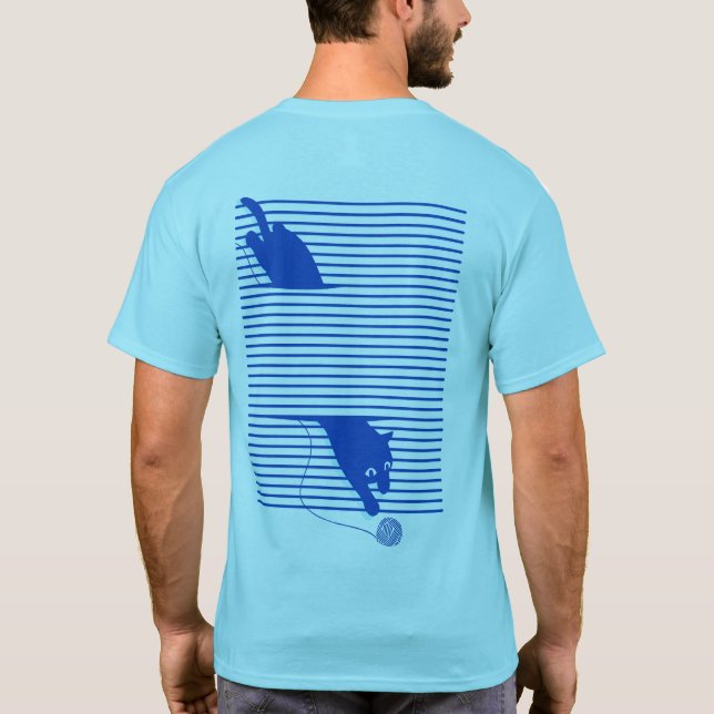 Cat_Walking T-Shirt (Back)