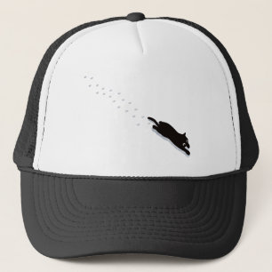 Cat_Walking Trucker Hat