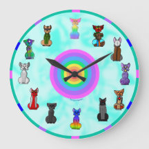 Cat Wall Clock
