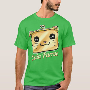 Cat Wallet Coin Purrse On Purrsday T-Shirt