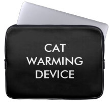 Cat warming device laptop sleeve