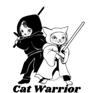 cat warrior ladies t-shirt