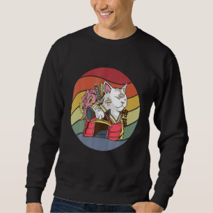 Cat Warrior Samurai Sweatshirt
