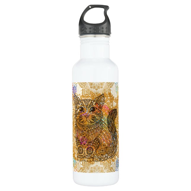 Cat Water Bottle (Front)