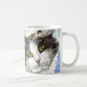 Cat Watercolor Coffee Mug