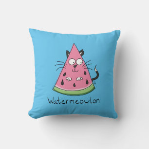 Cat Watermelon Cute Kid's Cushion