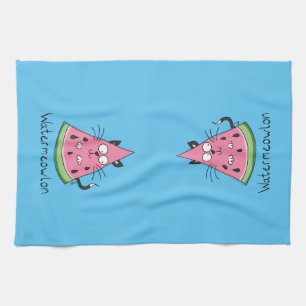 Cat Watermelon Cute Kid's Tea Towel