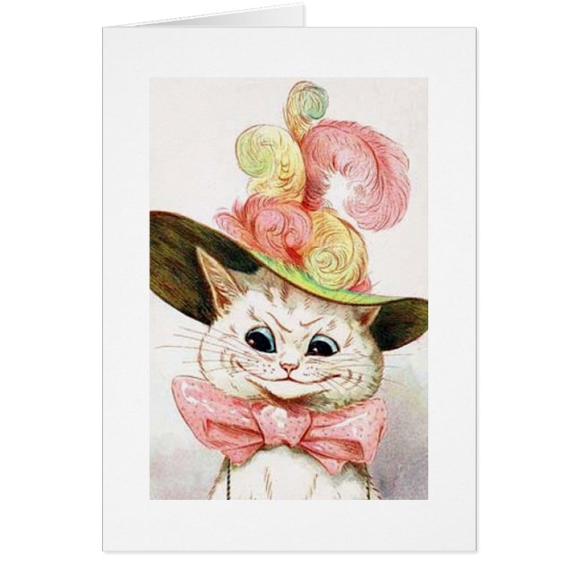 Cat wearing a hat, Louis Wain (Front)