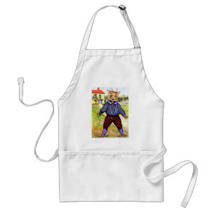 Cat Wearing Breeches by Louis Wain Standard Apron