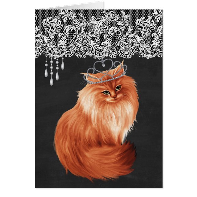 Cat Wearing Crown (Front)