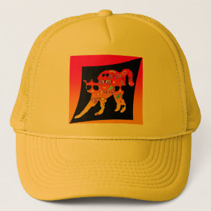 CAT WEARING GLASSES Trucker Hat