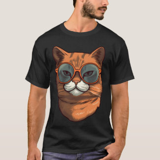 Cat Wearing Shades Funny Cat funny T-Shirt