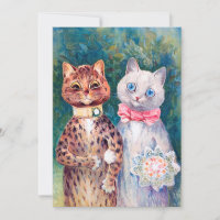 Cat Wedding, Marriage, Bride, Louis Wain