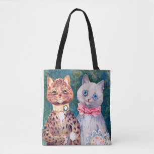 Cat Wedding, Marriage, Bride, Louis Wain Tote Bag