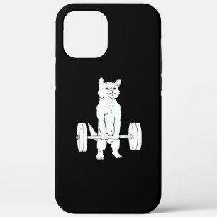 Cat Weightlifting And Gym iPhone 12 Pro Max Case