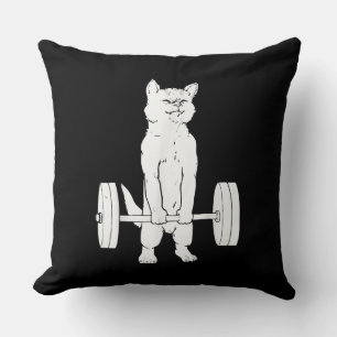 Cat Weightlifting And Gym Cushion