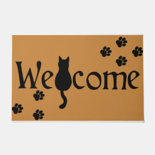 Cat Welcome Doormat, Cute Cat Doormat