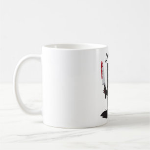 Cat What Funny Black Cat Shirt Fun Murderous Cat W Coffee Mug