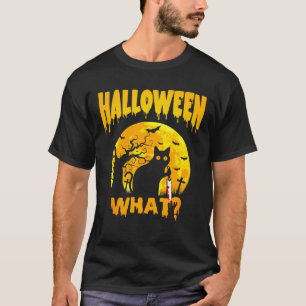 Cat What? Funny Black Cat Shirt Murderous Cat