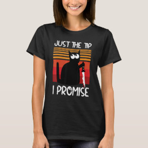 Cat What Murderous Cat With Knife Halloween Costum T-Shirt