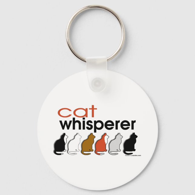 Cat Whisperer Key Ring (Front)