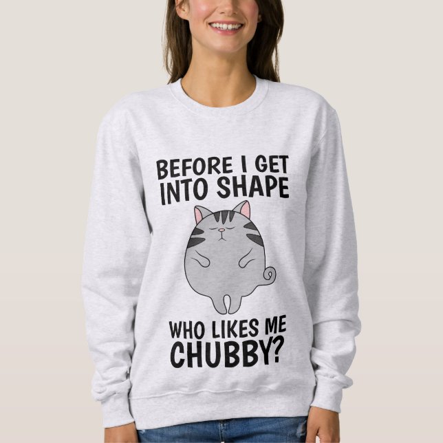CAT, WHO LIKES BE CHUBBY? FUNNY T-SHIRTS (Front)