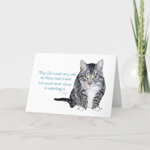 Cat Wisdom - and Friendship Card