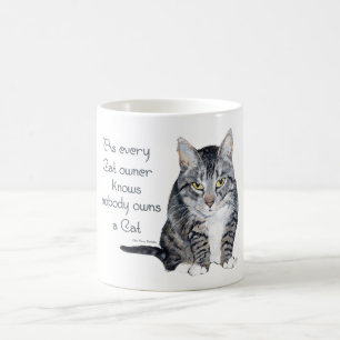 Cat Wisdom - as every Cat owner knows Coffee Mug