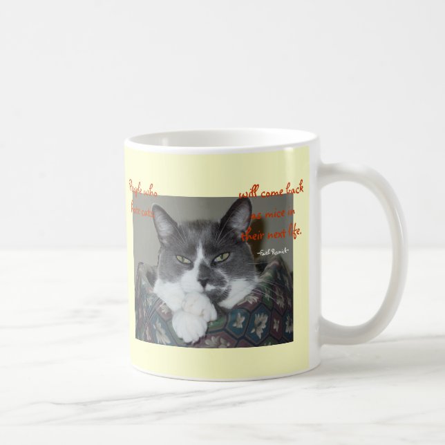 Cat Wisdom Coffee Mug (Right)