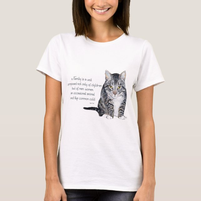 Cat Wisdom - Family Dynamics T-Shirt (Front)