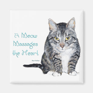 Cat Wisdom - Meows Magnet