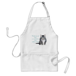 Cat Wisdom - People who hate Cats Standard Apron