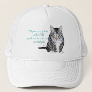 Cat Wisdom - Playing to be Scratched? Trucker Hat