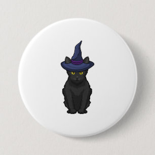 Cat Witch 7.5 Cm Round Badge