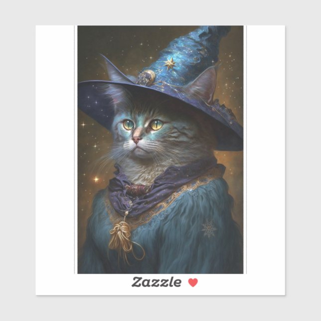 Cat Witch Fantasy Art (Sheet)