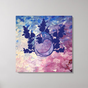 Cat Witch Moon Goddess Wiccan Cat Person Canvas Print