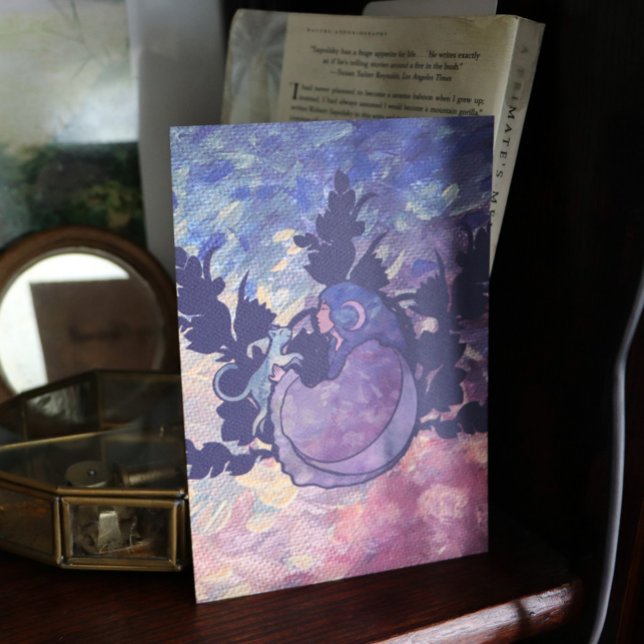 Cat Witch Moon Goddess Wiccan Cat Person  Invitati Invitation (Creator Uploaded)